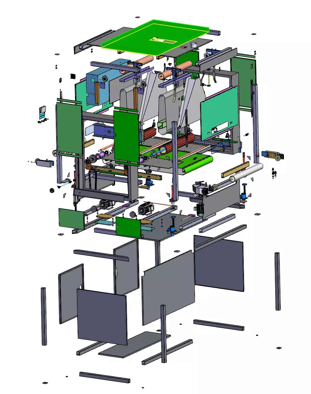 Metal Indentation Polishing Machine 3D model_2