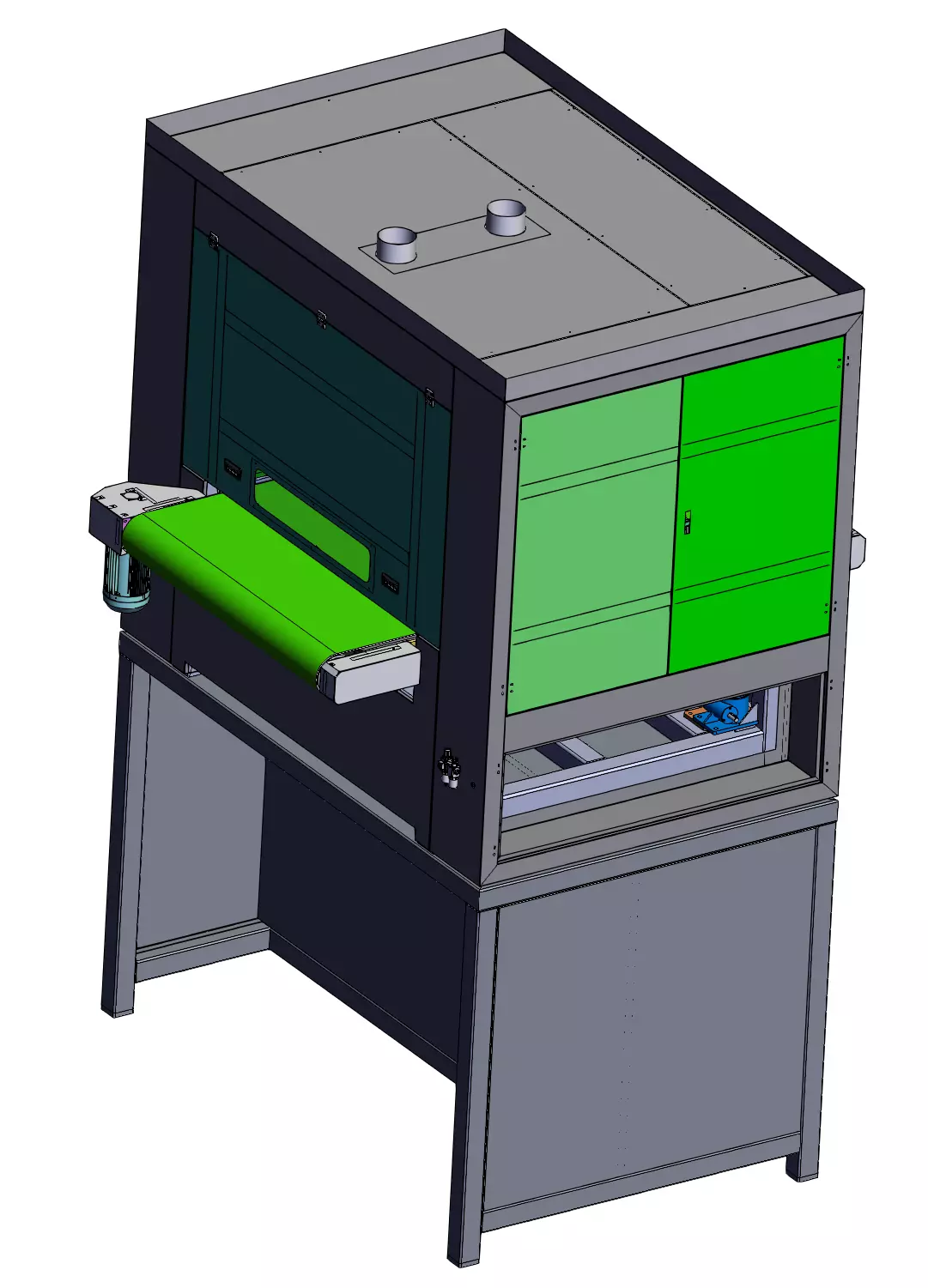 Metal Indentation Polishing Machine 3D model_0