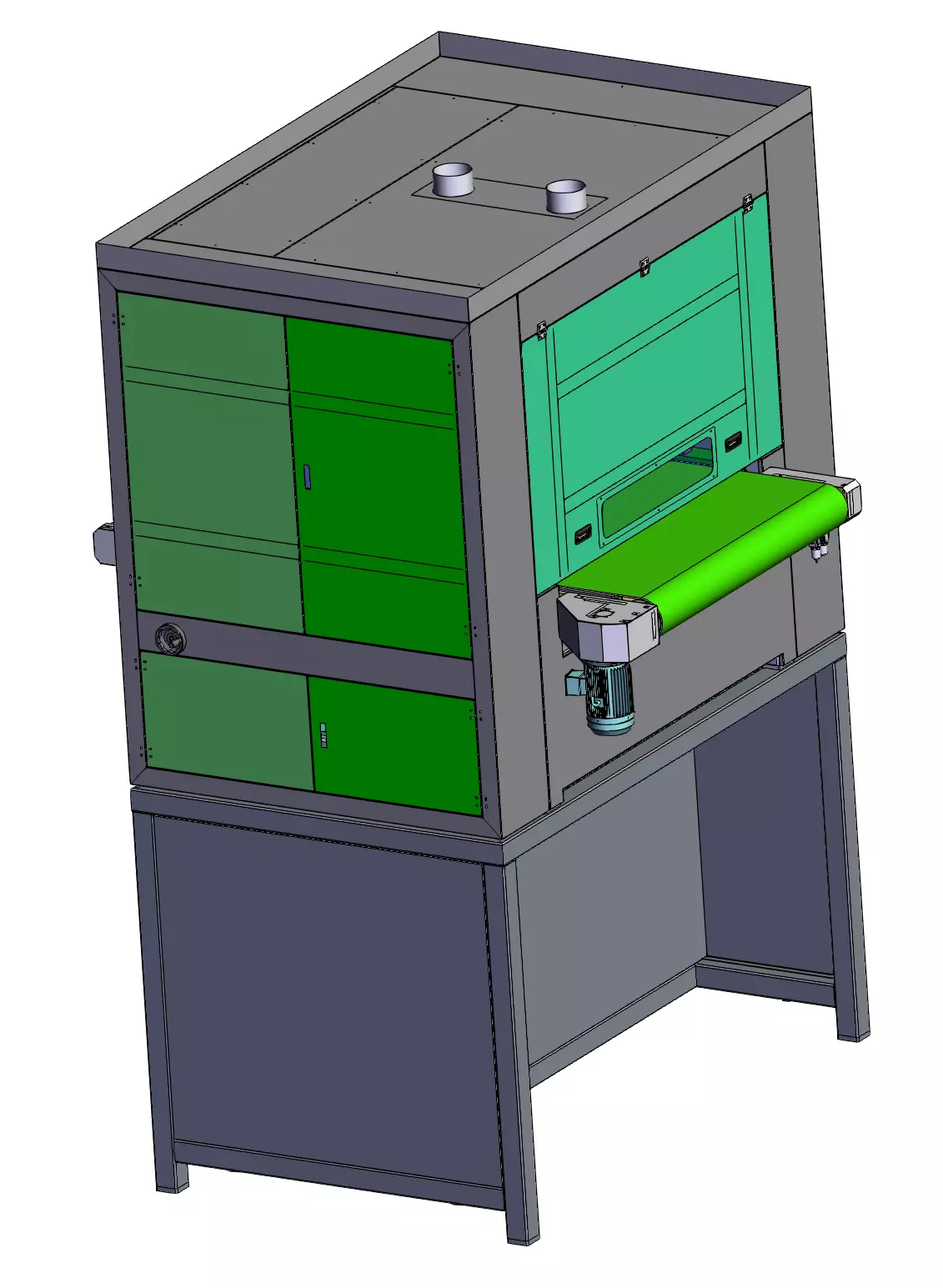 Metal Indentation Polishing Machine 3D model_1