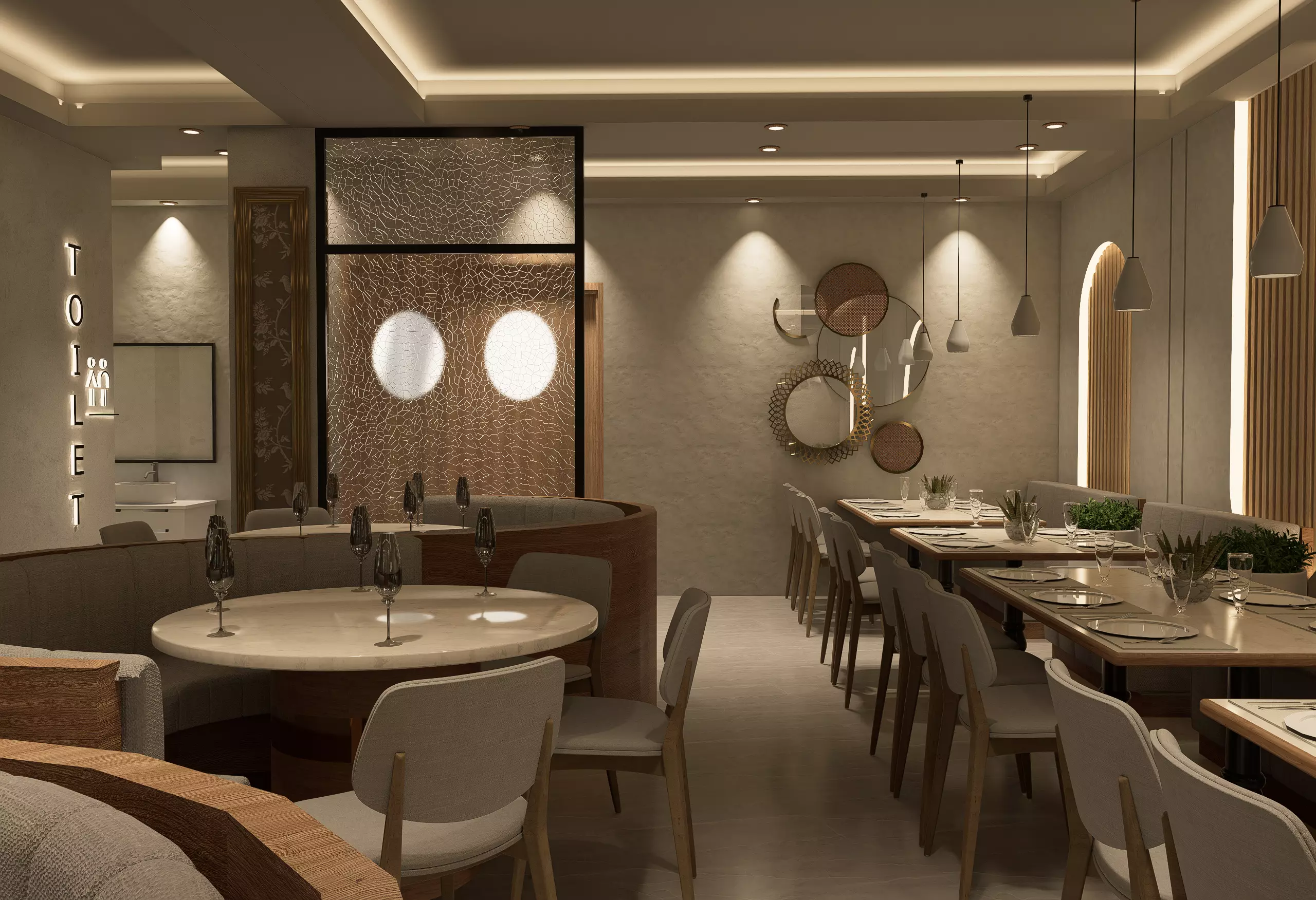 Restaurant 3D model_5