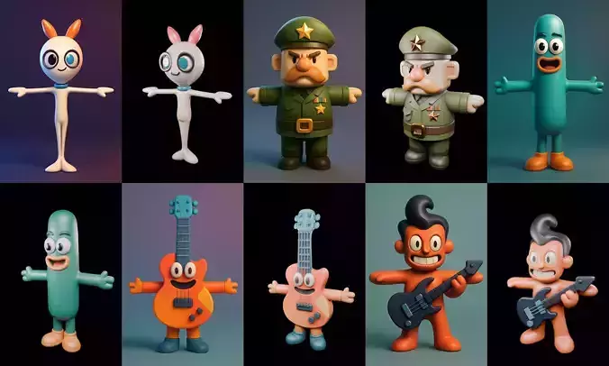 Mini Boy Fantasy bundle 12 pack 100 glb