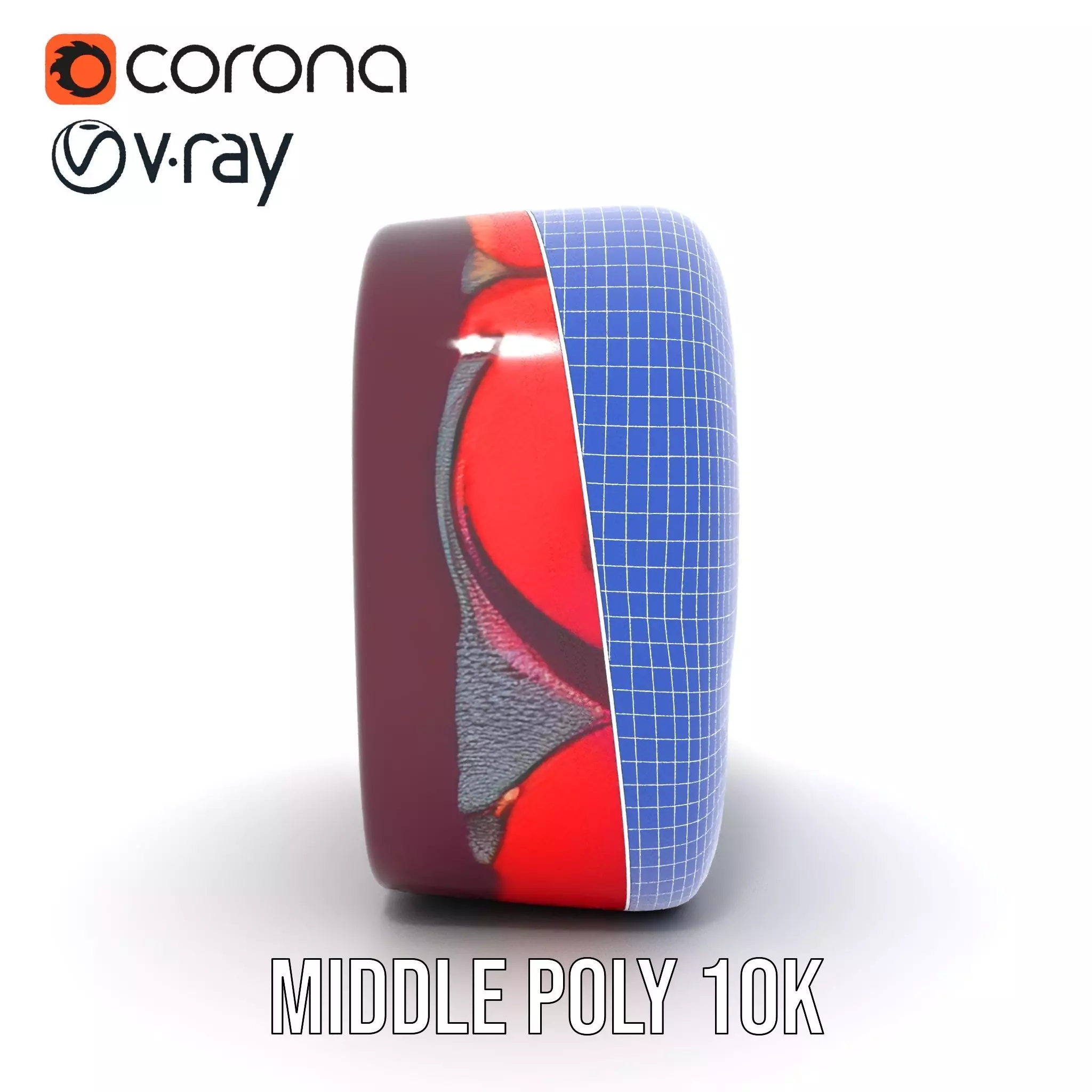 Colorful Swirls Doormat Model Pack Low-poly 3D model_16