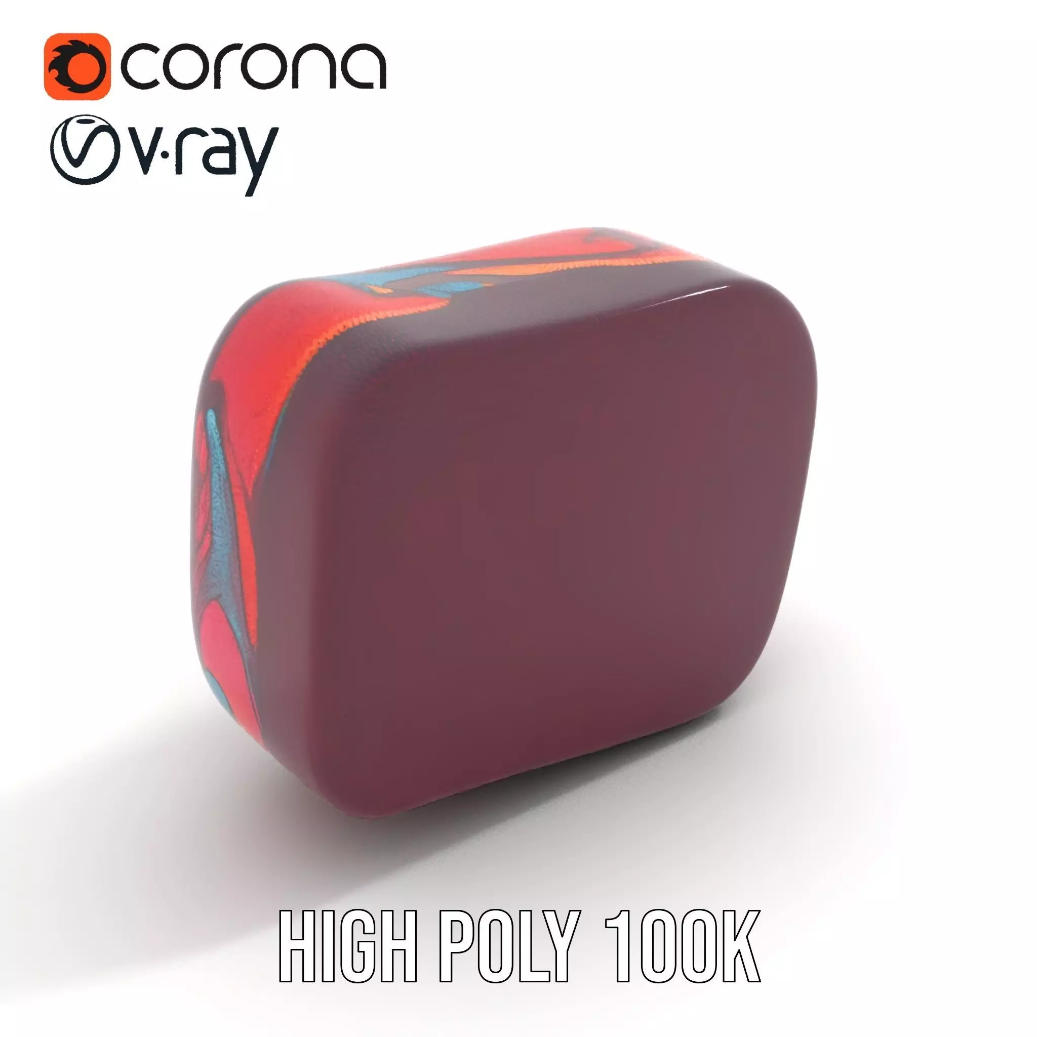 Colorful Swirls Doormat Model Pack Low-poly 3D model_24