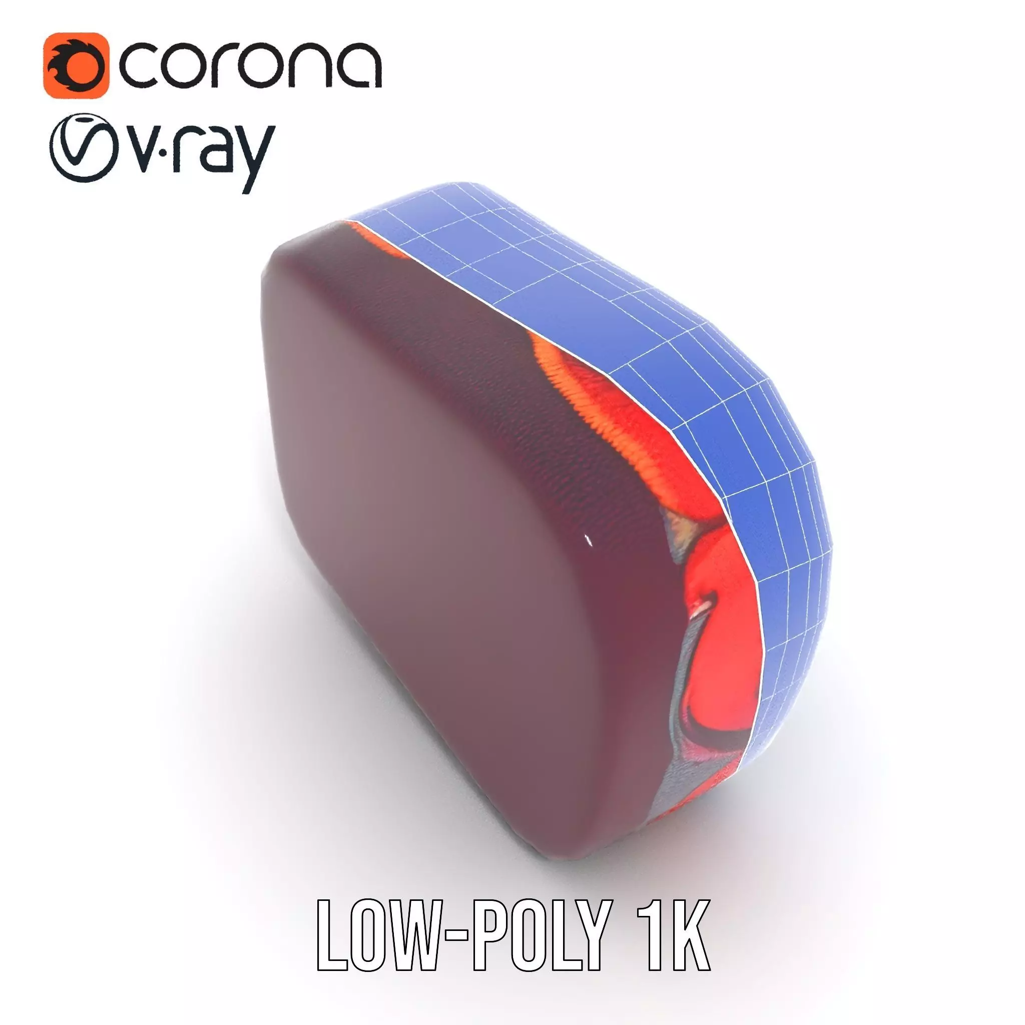 Colorful Swirls Doormat Model Pack Low-poly 3D model_26