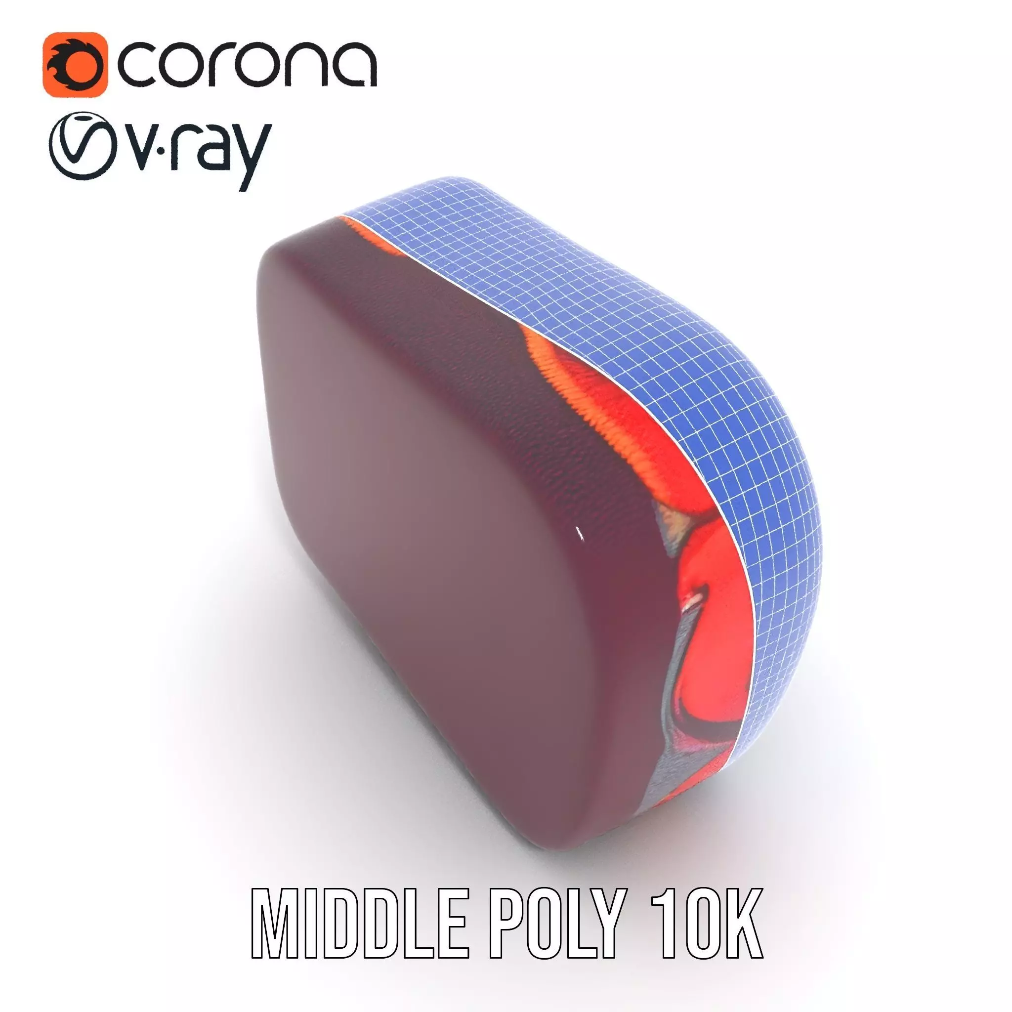 Colorful Swirls Doormat Model Pack Low-poly 3D model_30