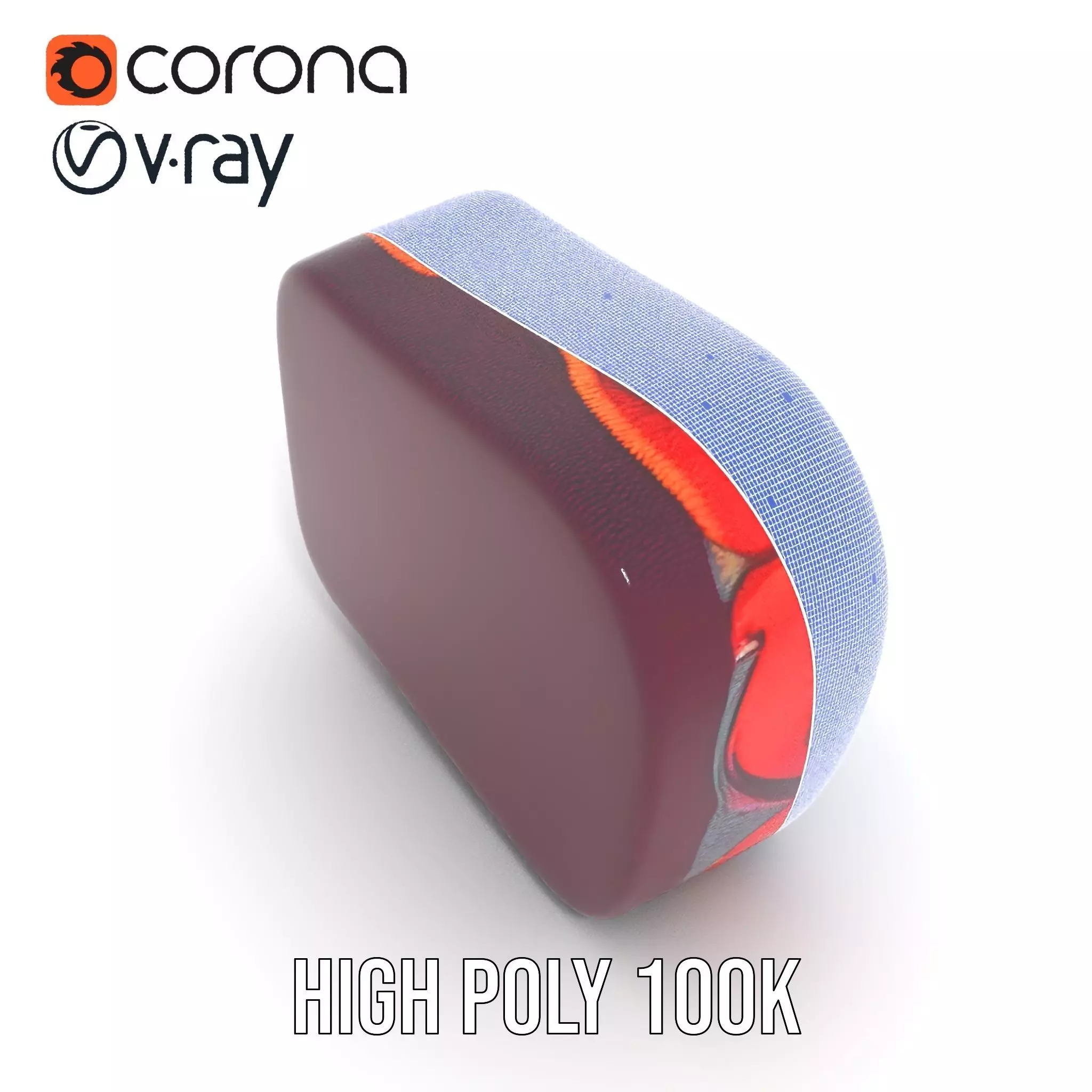 Colorful Swirls Doormat Model Pack Low-poly 3D model_35