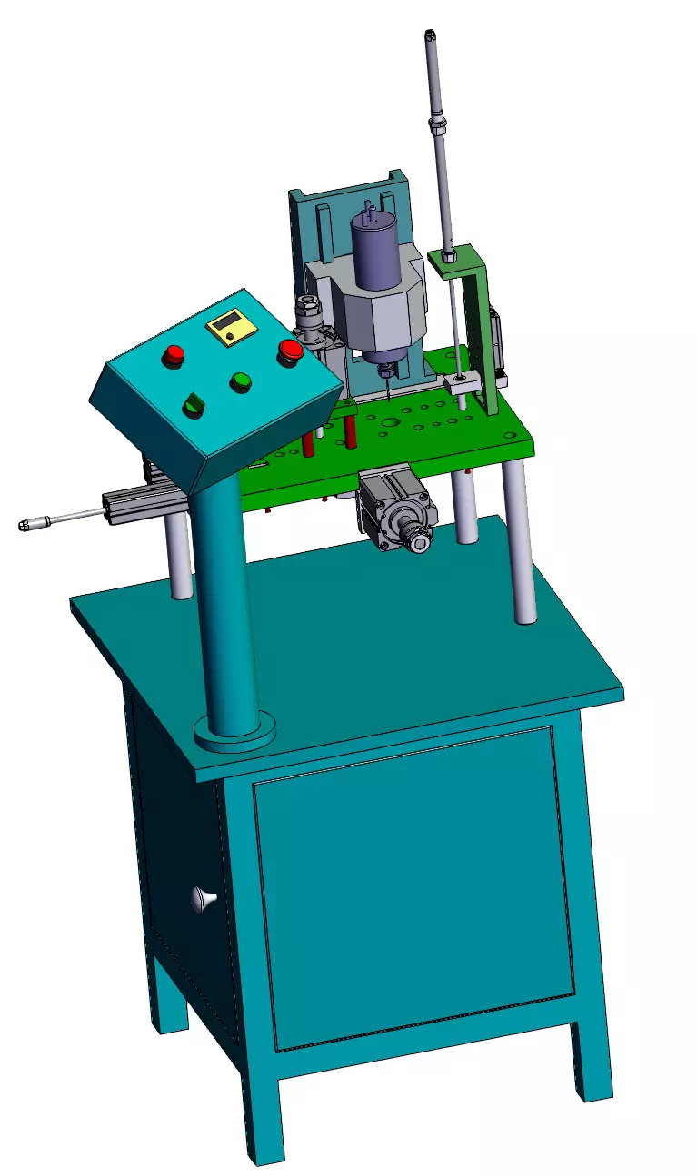 Automatic Hole Reaming Machine 3D model_1