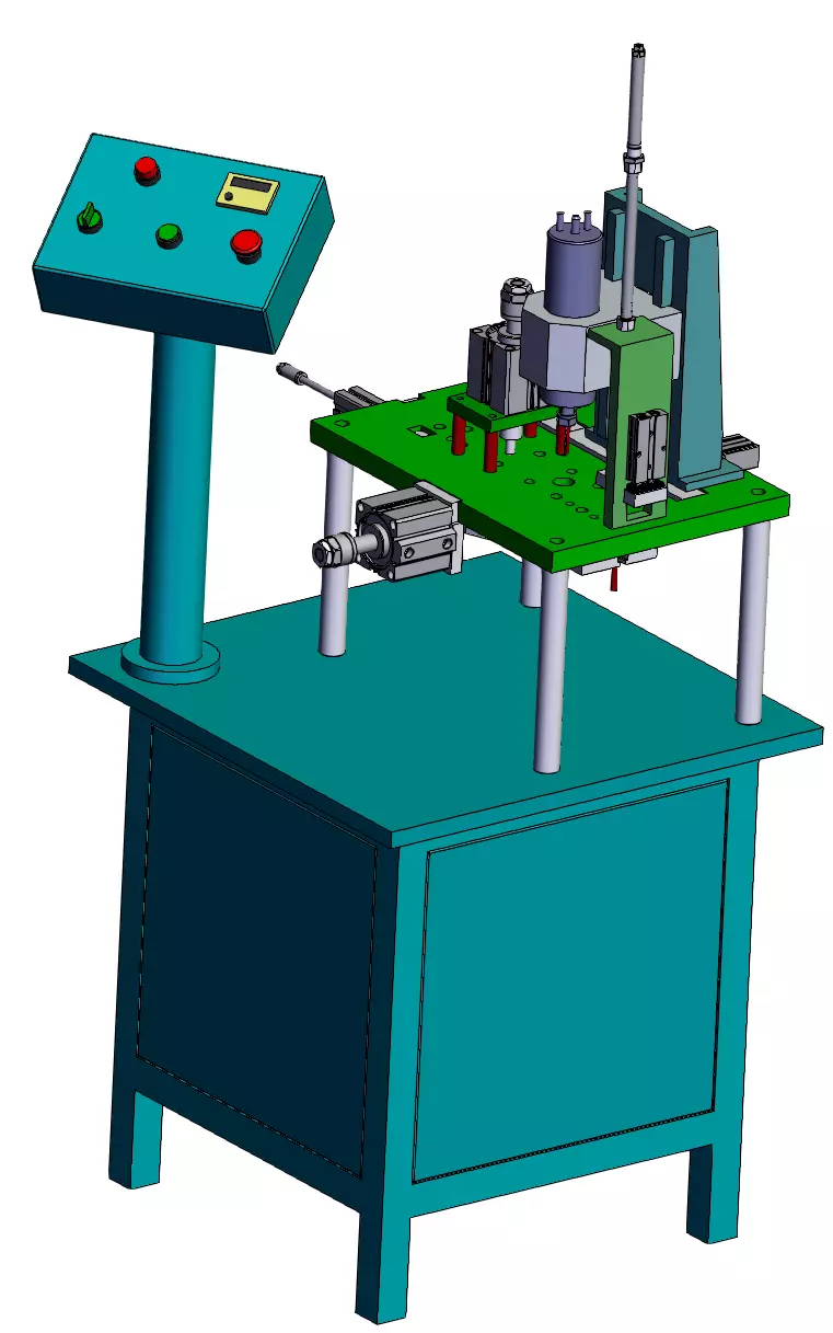 Automatic Hole Reaming Machine 3D model_2