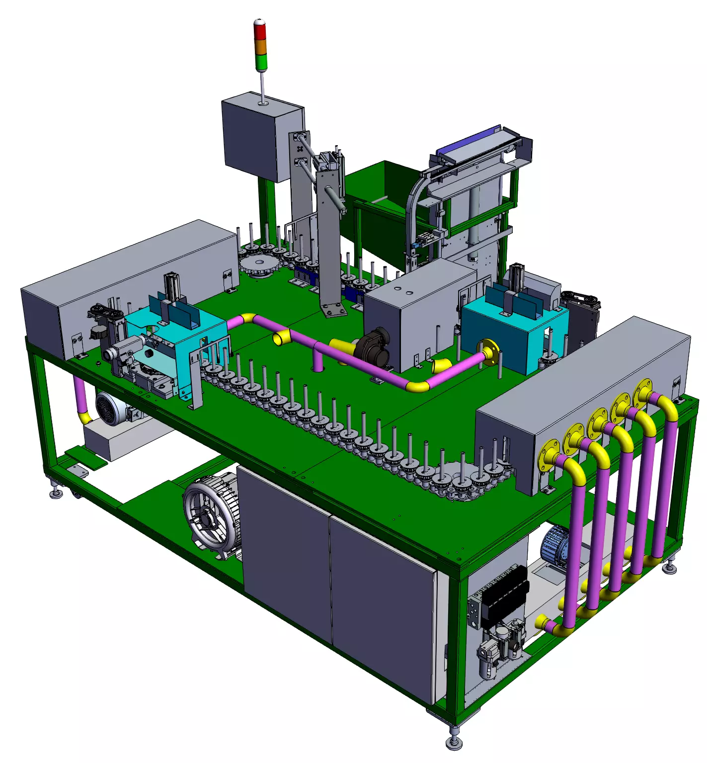 Automatic Spraying Machine Equipment 3D model_1