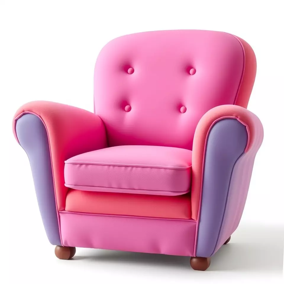 Colorful Armchair Model Pack for Interior Design Low-poly 3D model_3