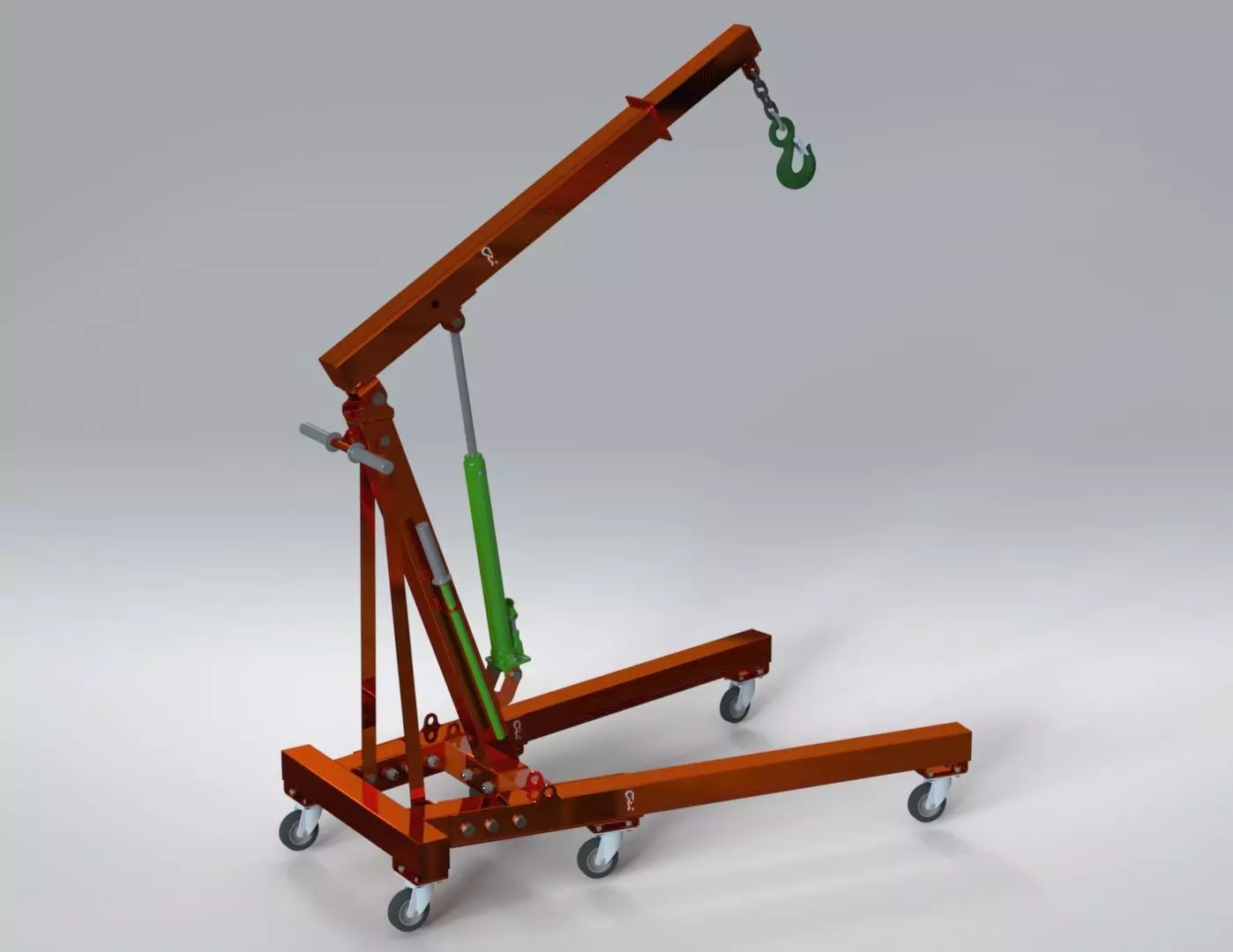 Hydraulic Crane  3D model_2