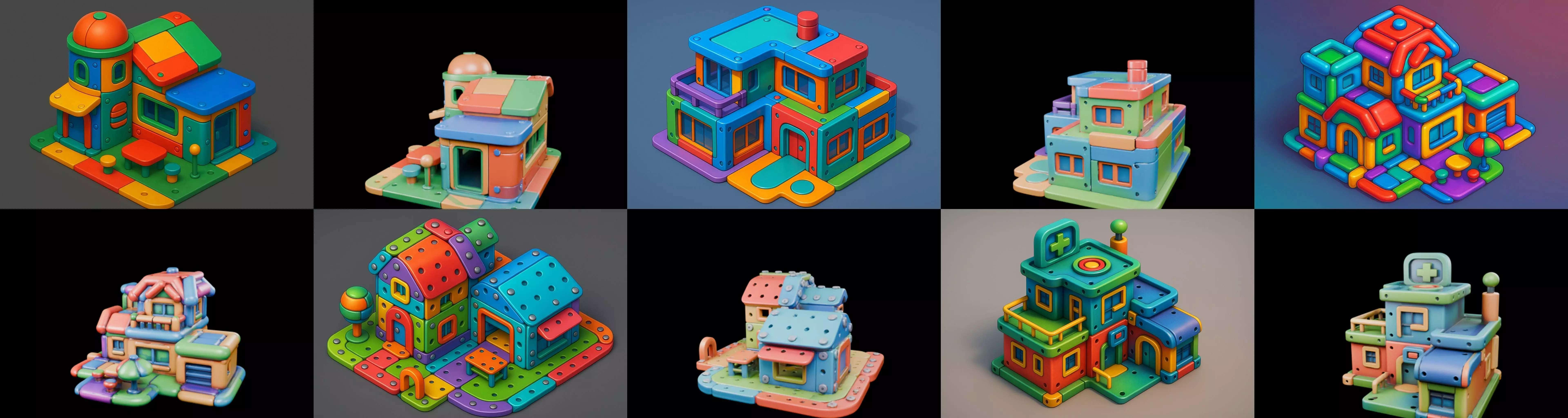 MecaVilla bundle 7 pack 100 glb 3D model_19