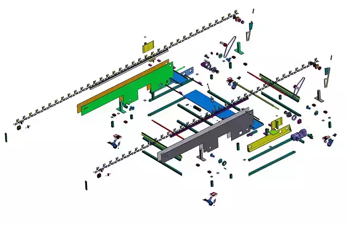 Flame Treatment Conveyor Line 