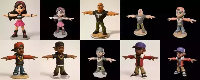 ChearLeader bundle 9 pack 85 glb