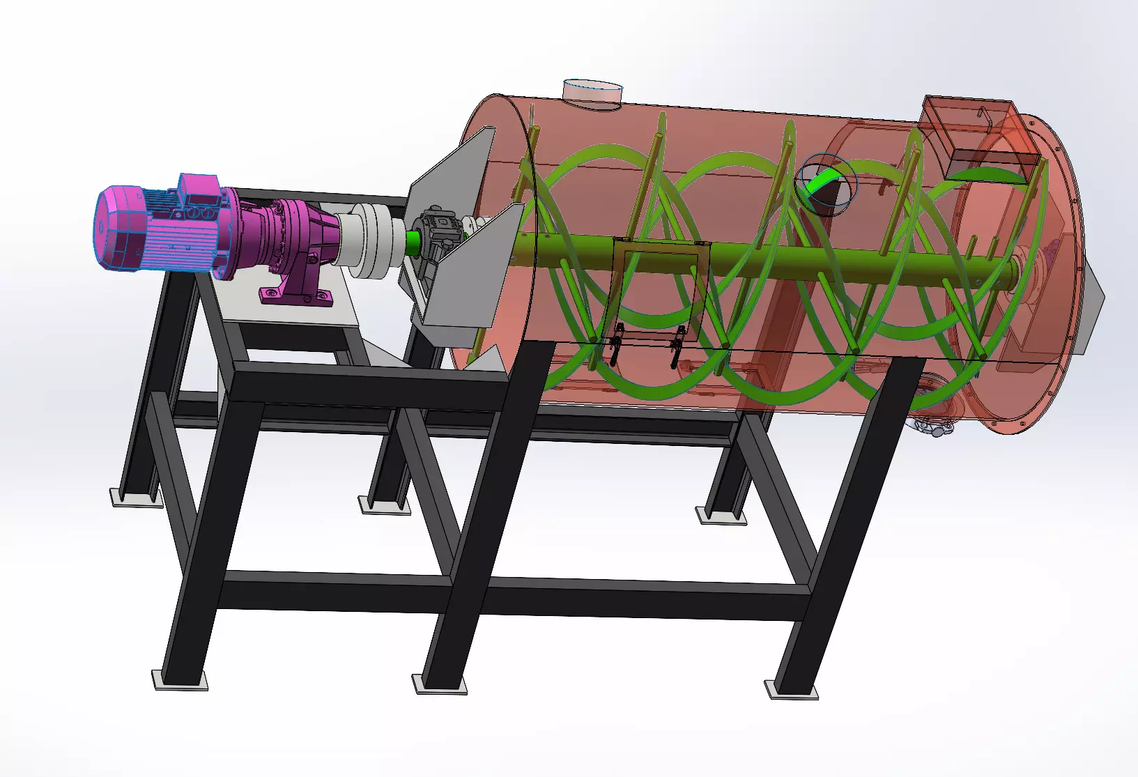 Mixer Blender  3D model_3