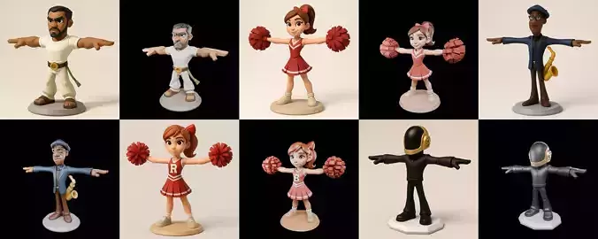 ChearLeader bundle 5 pack 100 glb