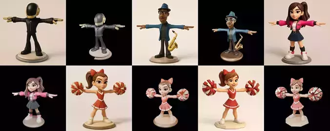 ChearLeader bundle 1 pack 100 glb