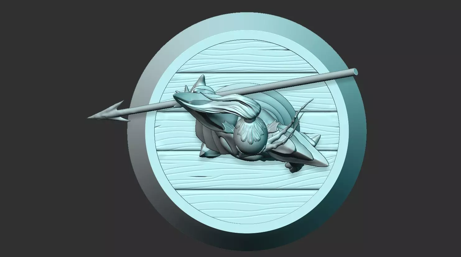 undyne the undying from undertale Statue 3D print model 3D print model_4