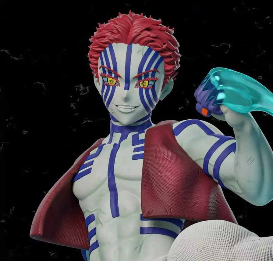 Akaza - Demon Slayer 3D print model_1