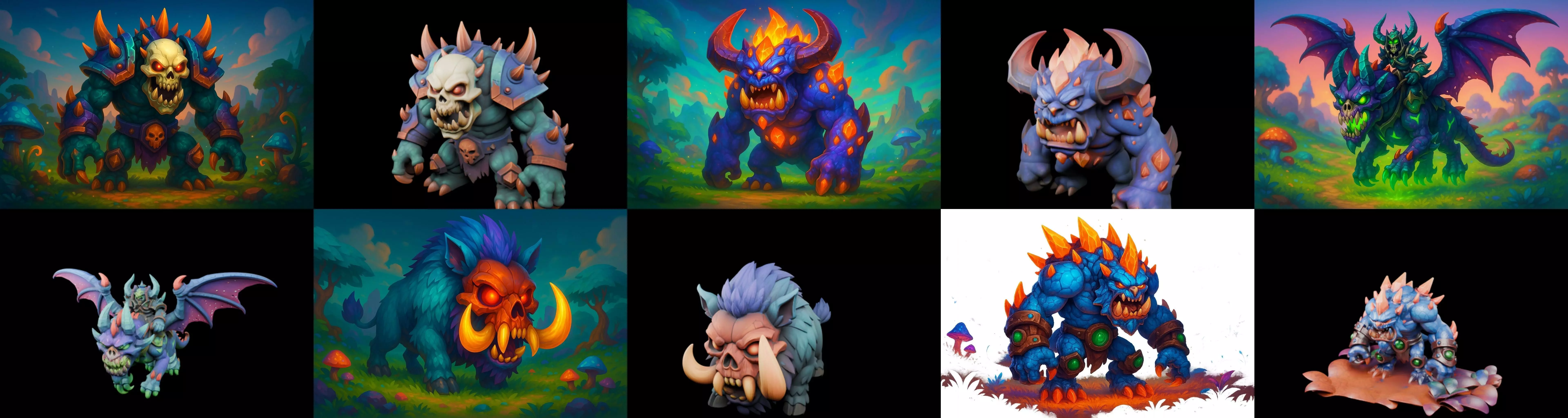 Bloody Raor Beast bundle 7 pack 100 glb 3D model_15