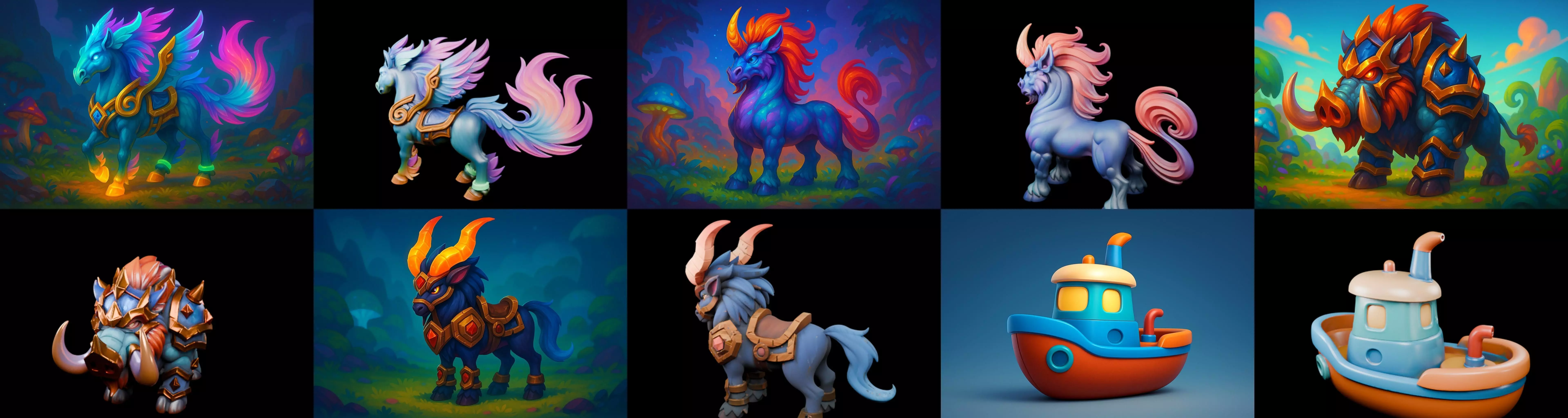 Bloody Raor Beast bundle 7 pack 100 glb 3D model_3