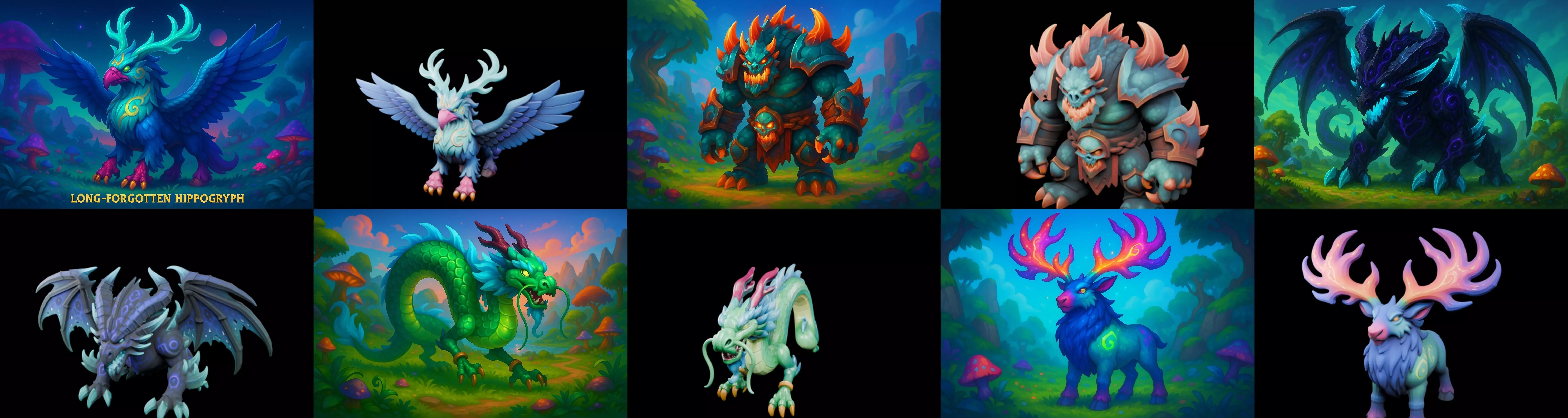 Bloody Raor Beast bundle 7 pack 100 glb 3D model_10