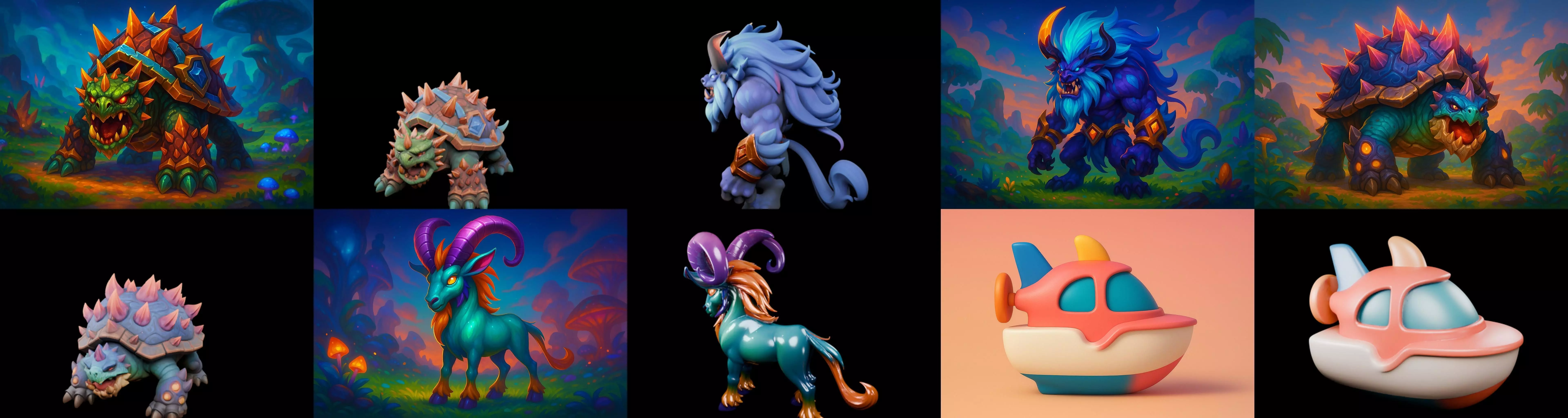 Bloody Raor Beast bundle 7 pack 100 glb 3D model_2