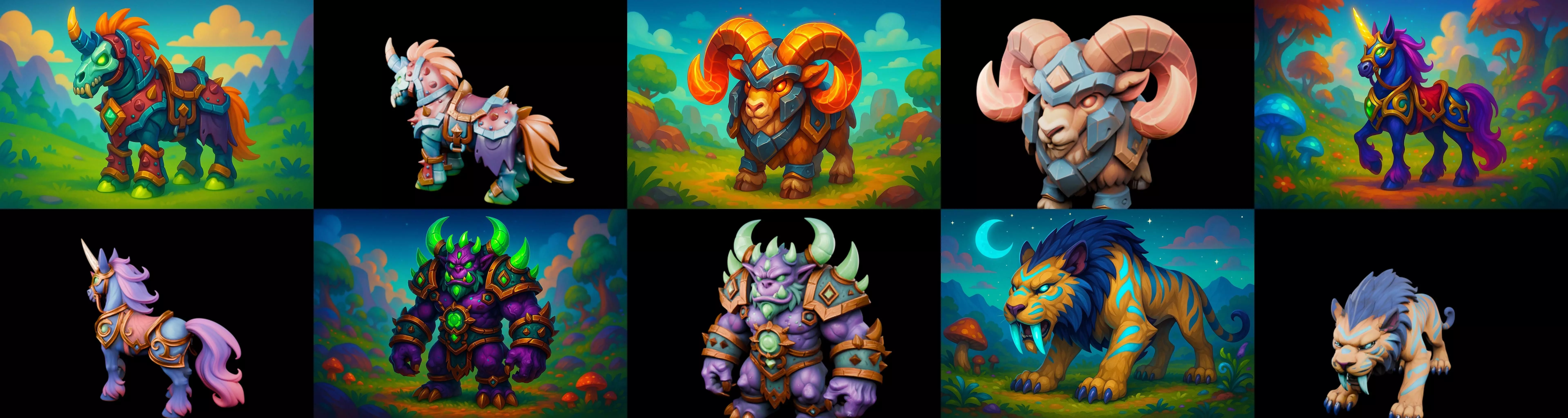 Bloody Raor Beast bundle 7 pack 100 glb 3D model_18