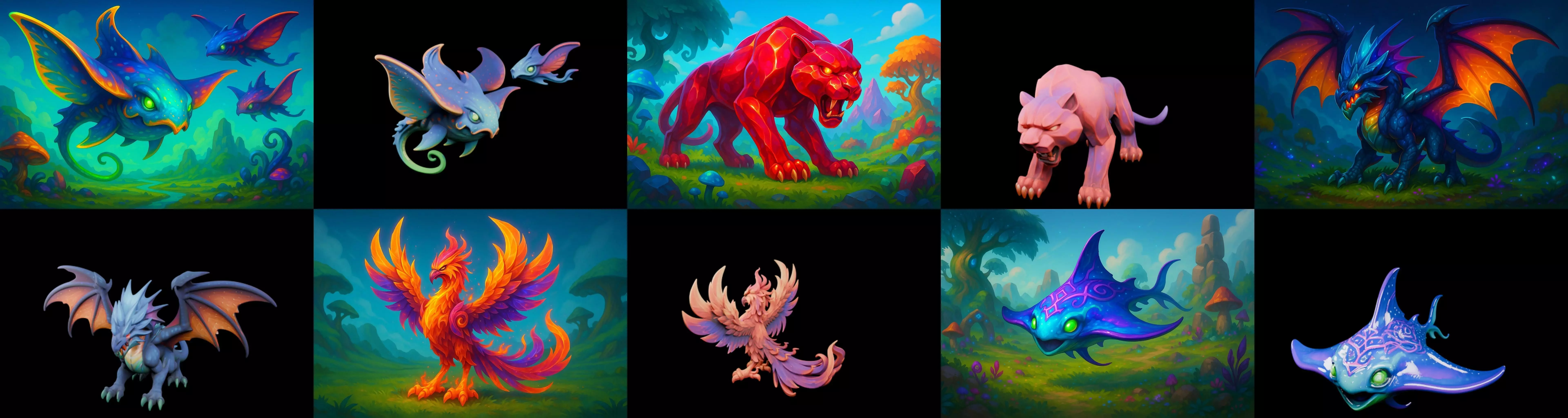 Bloody Raor Beast bundle 7 pack 100 glb 3D model_19