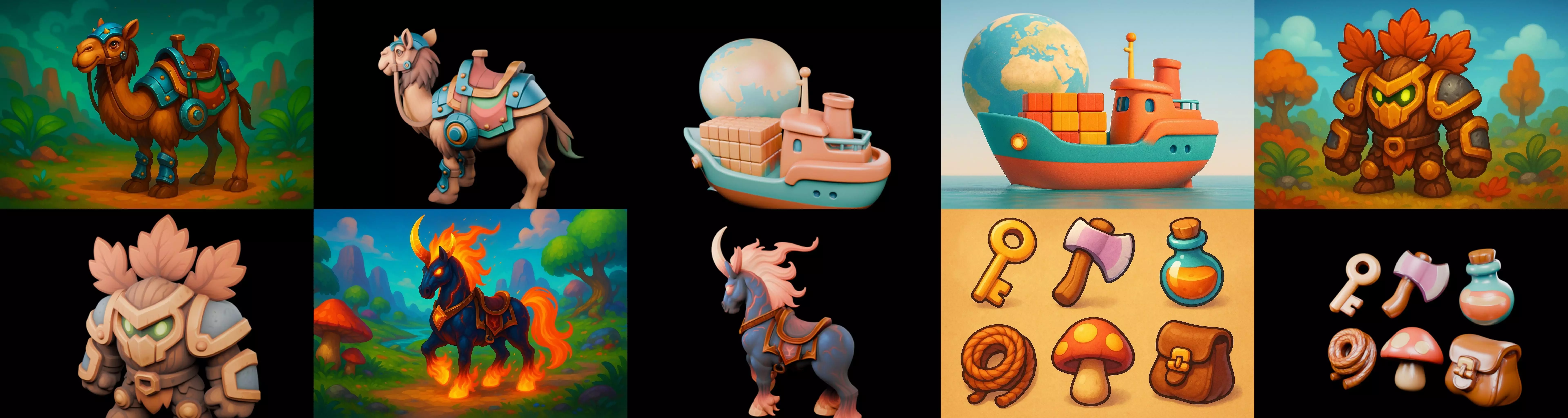 Bloody Raor Beast bundle 7 pack 100 glb 3D model_13