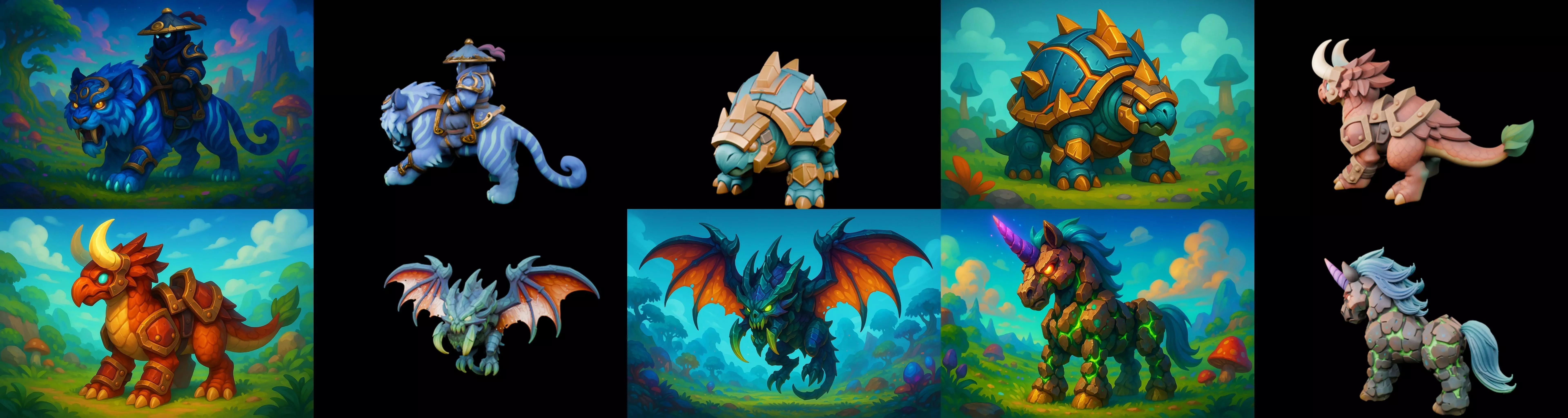 Bloody Raor Beast bundle 7 pack 100 glb 3D model_6