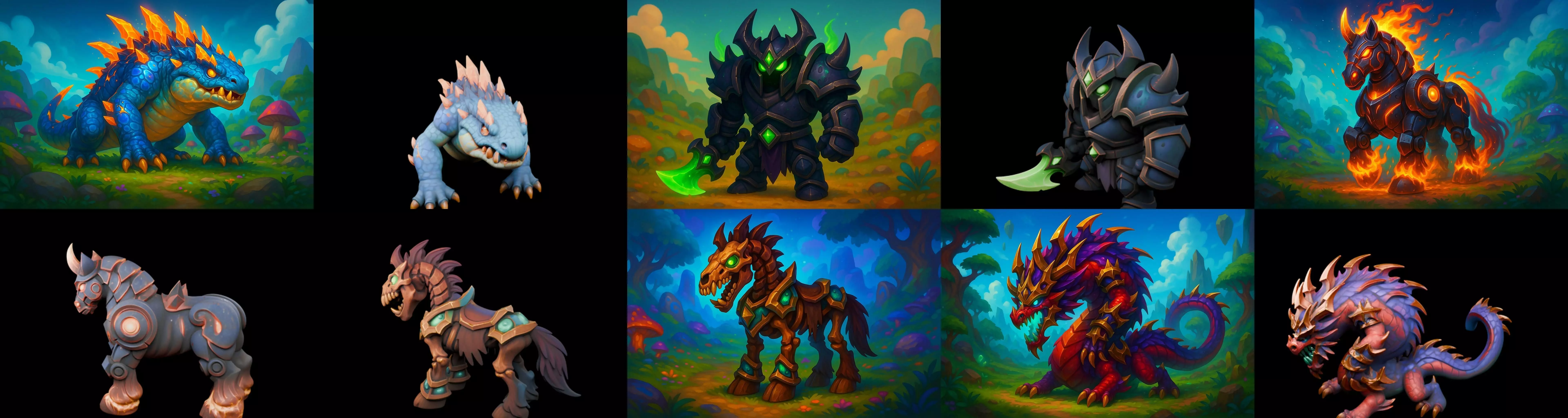 Bloody Raor Beast bundle 7 pack 100 glb 3D model_5