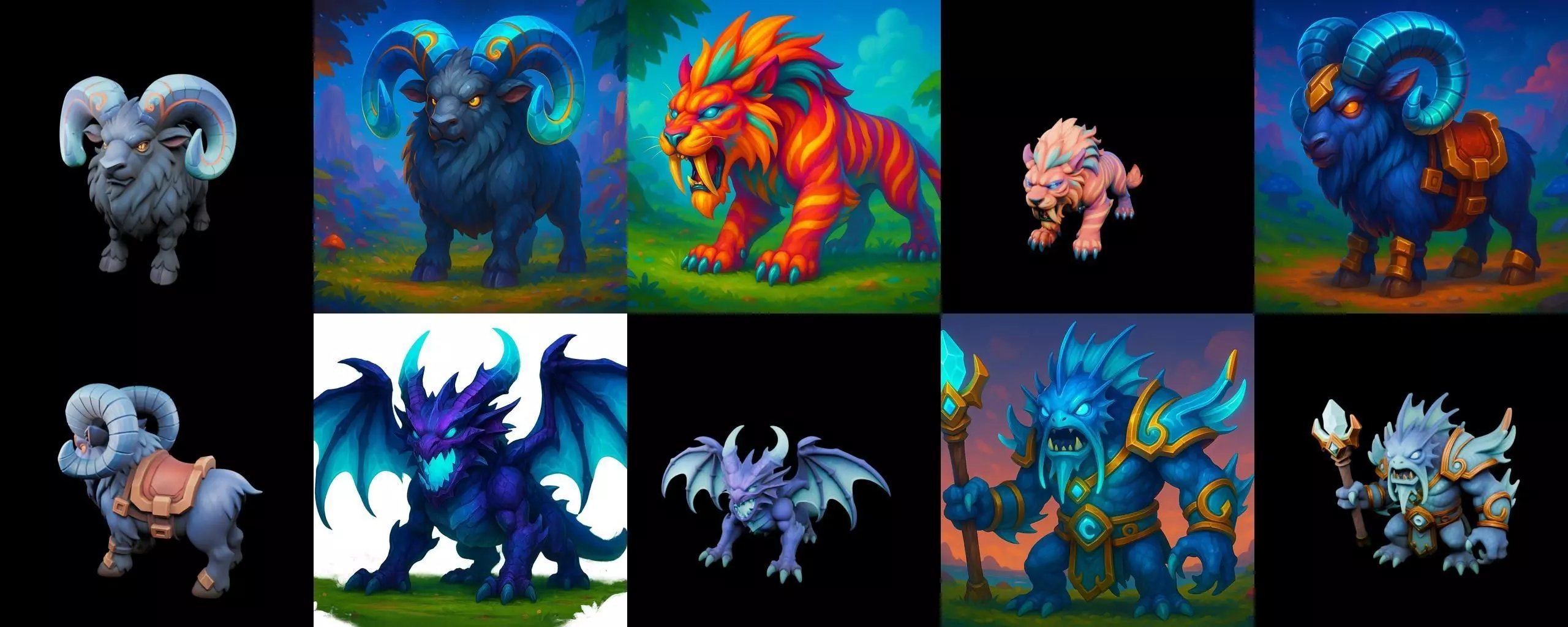 Bloody Raor Beast bundle 7 pack 100 glb 3D model_8