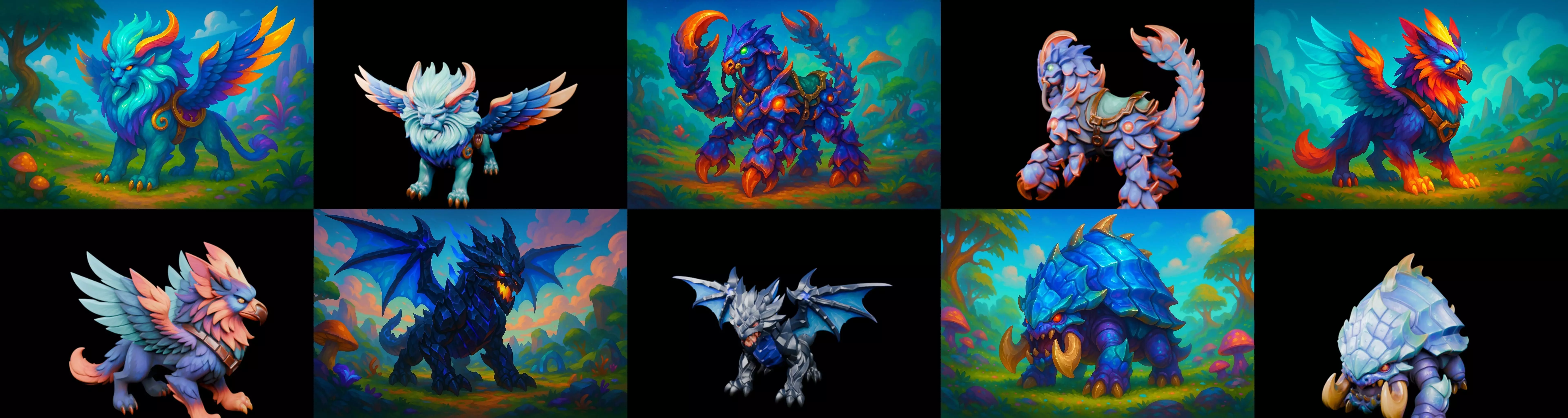 Bloody Raor Beast bundle 7 pack 100 glb 3D model_9