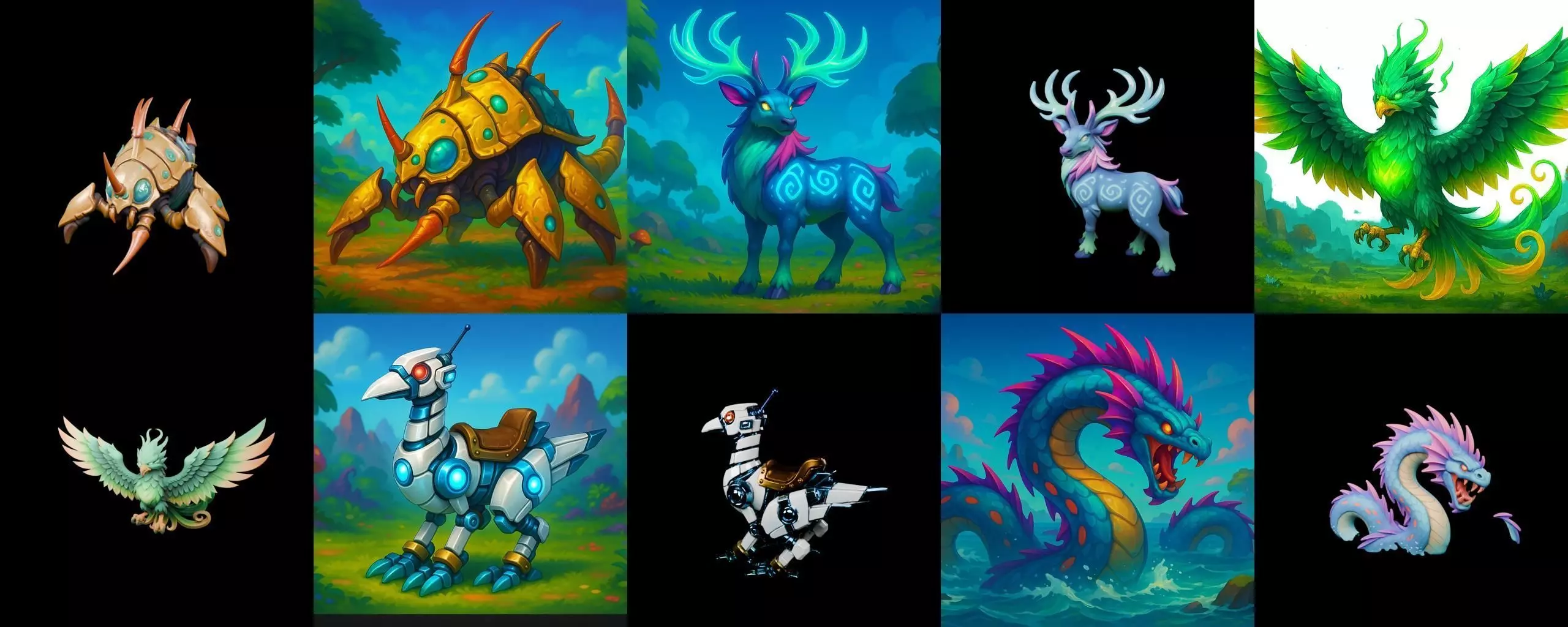 Bloody Raor Beast bundle 7 pack 100 glb 3D model_11