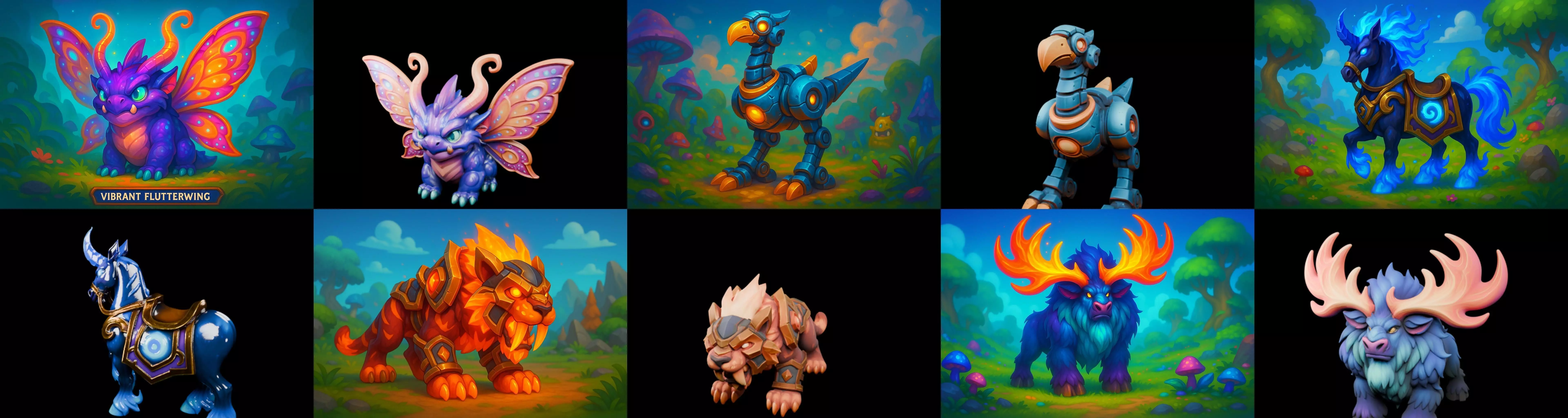 Bloody Raor Beast bundle 7 pack 100 glb 3D model_4