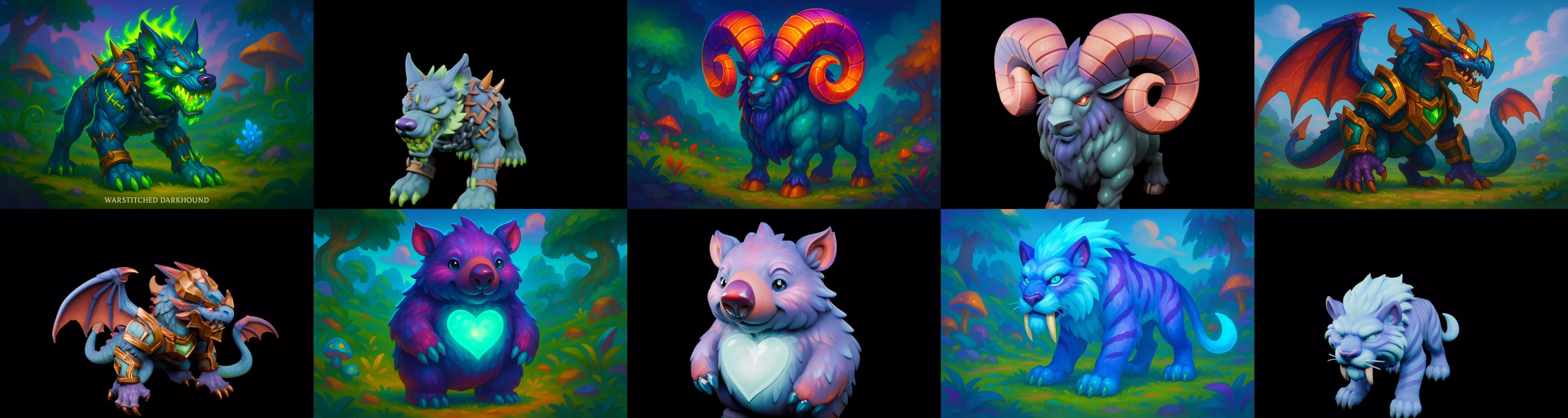 Bloody Raor Beast bundle 7 pack 100 glb 3D model_17