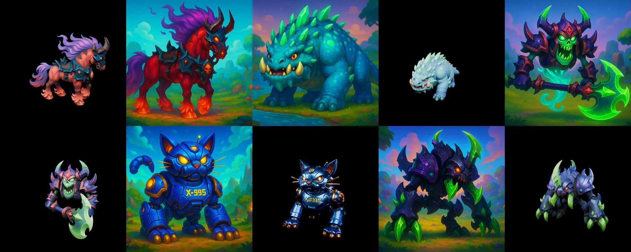 Bloody Raor Beast bundle 13 pack 100 glb 3D model_4