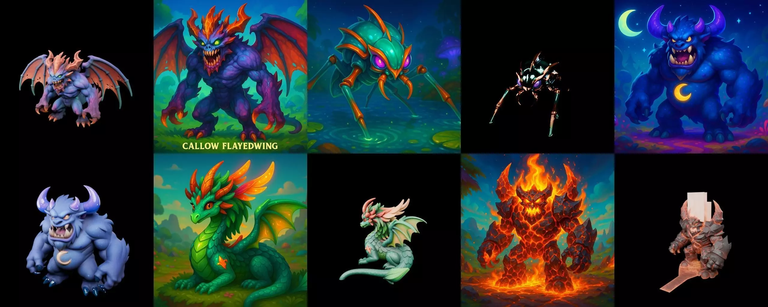 Bloody Raor Beast bundle 13 pack 100 glb 3D model_10