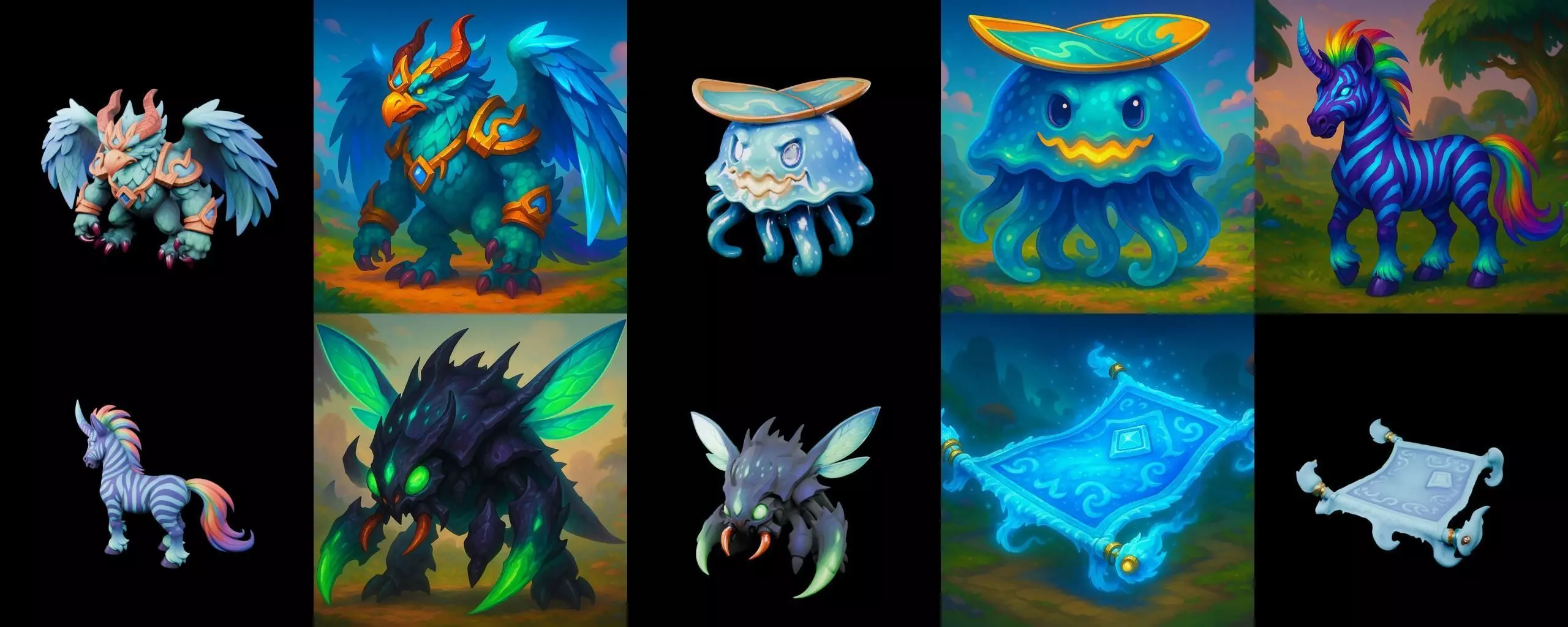 Bloody Raor Beast bundle 13 pack 100 glb 3D model_12