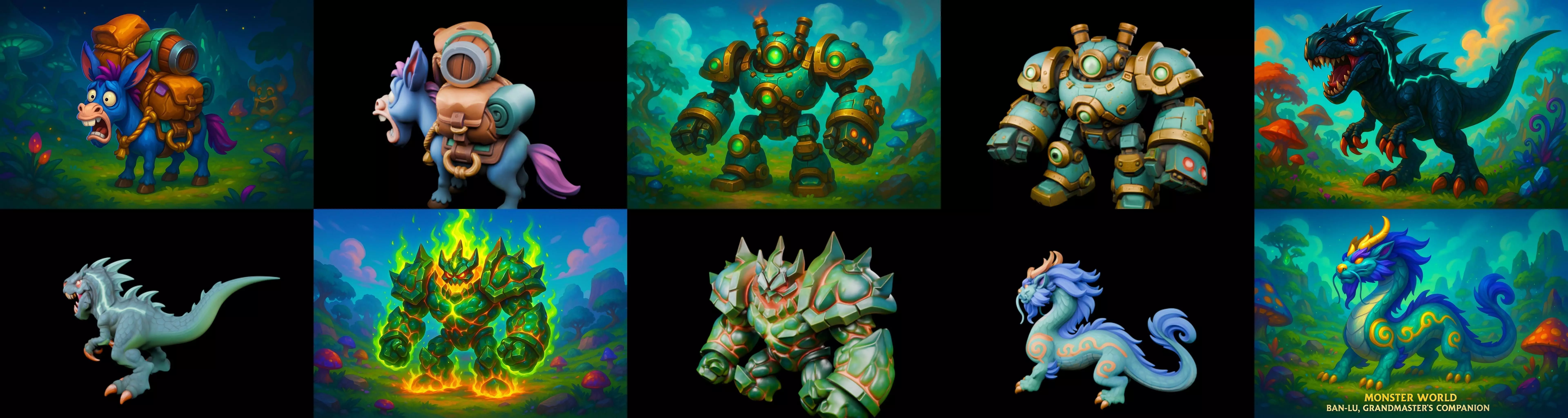 Bloody Raor Beast bundle 13 pack 100 glb 3D model_17