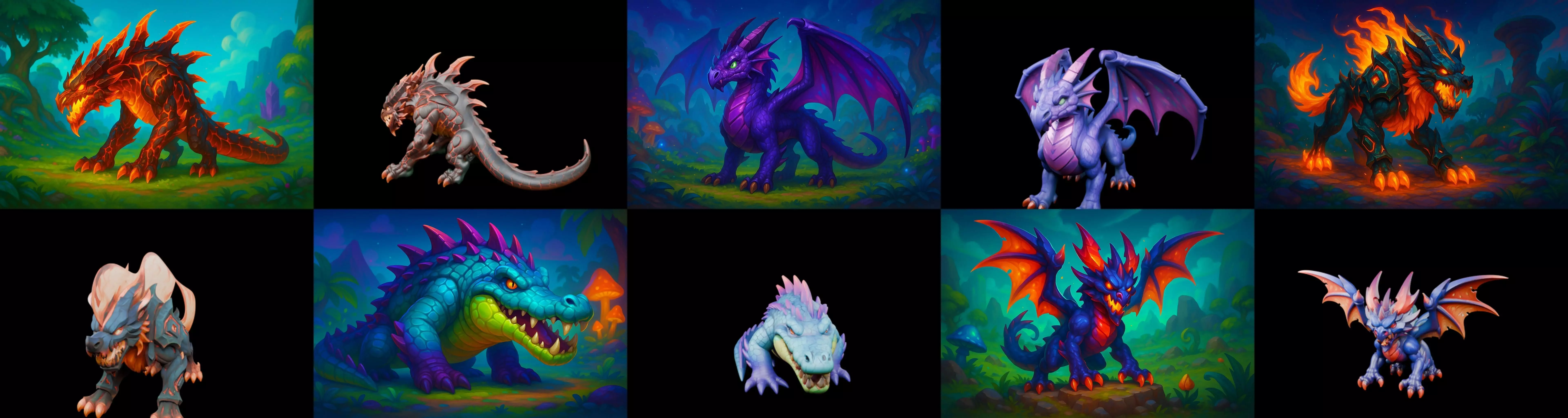 Bloody Raor Beast bundle 13 pack 100 glb 3D model_18