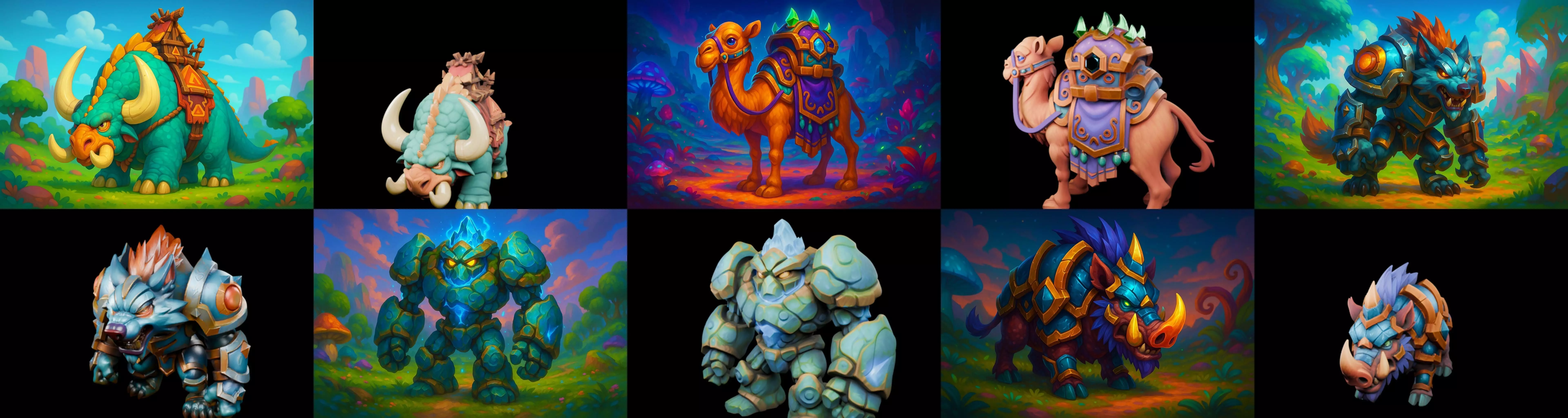 Bloody Raor Beast bundle 13 pack 100 glb 3D model_13