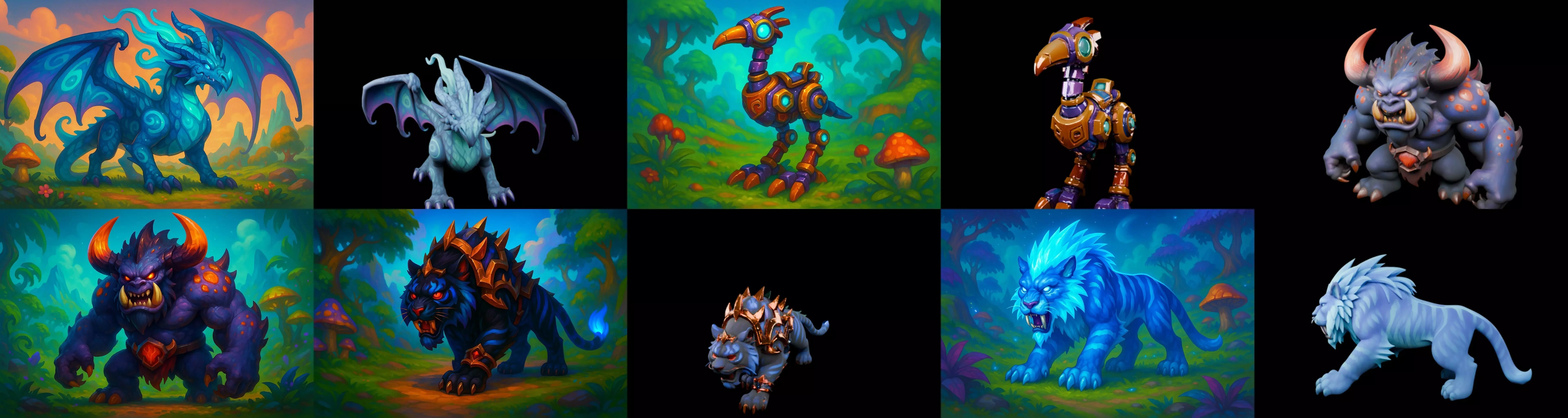 Bloody Raor Beast bundle 13 pack 100 glb 3D model_9