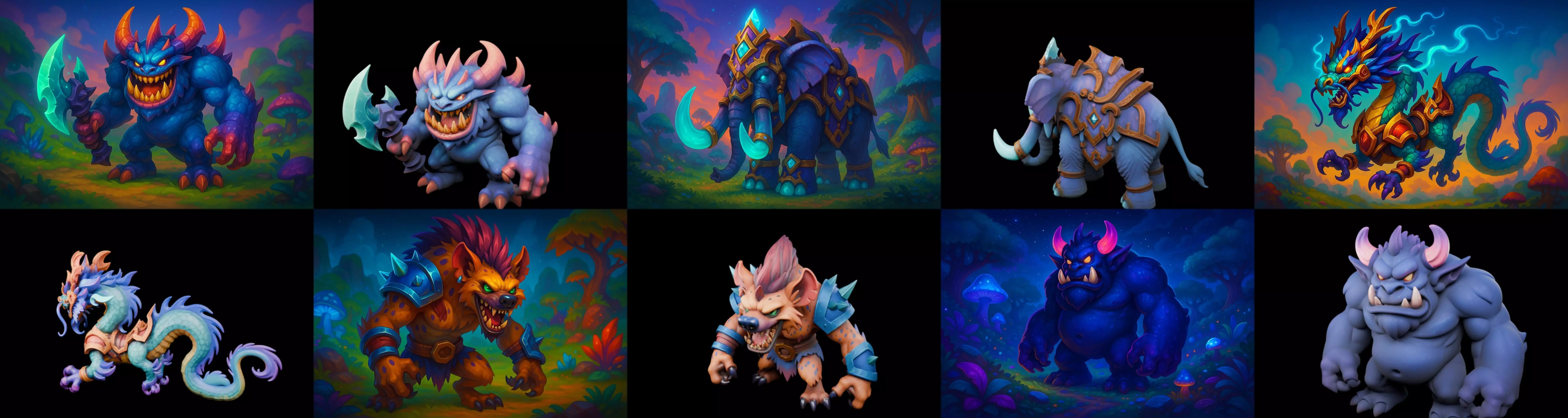 Bloody Raor Beast bundle 13 pack 100 glb 3D model_14