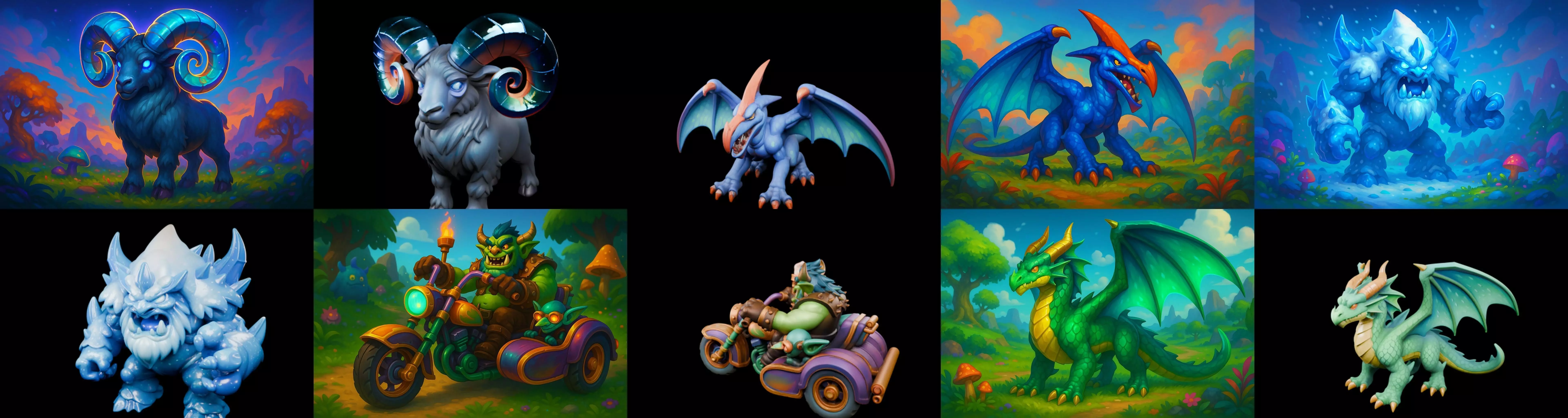 Bloody Raor Beast bundle 13 pack 100 glb 3D model_16