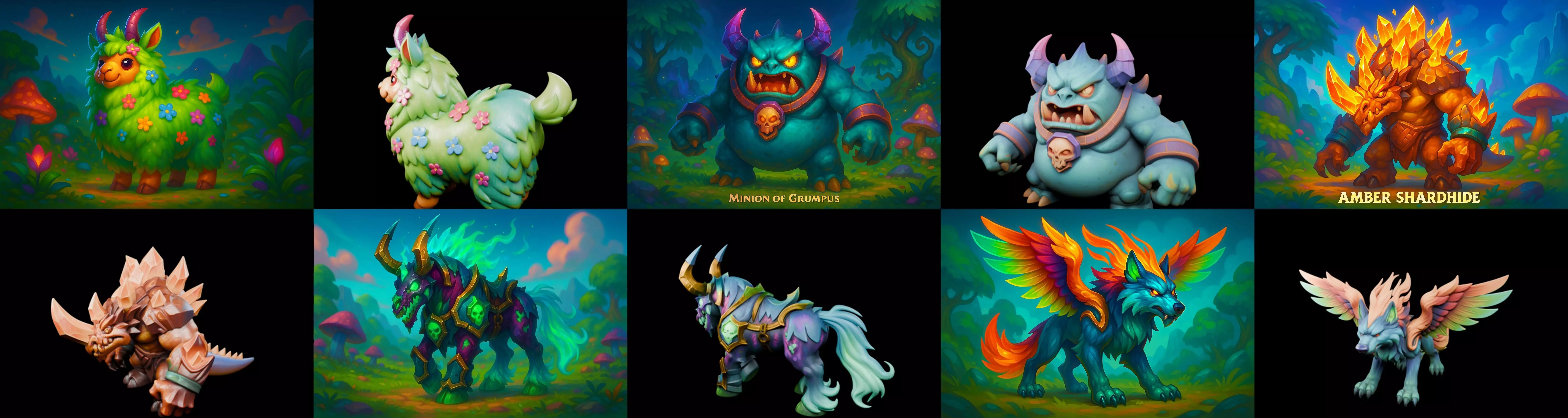 Bloody Raor Beast bundle 13 pack 100 glb 3D model_5