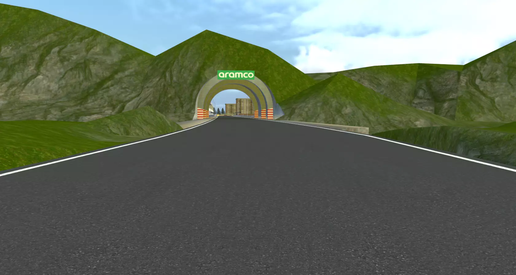 Very Difficult F1 race Track Custom Made in Blender Realistic 3D model_18