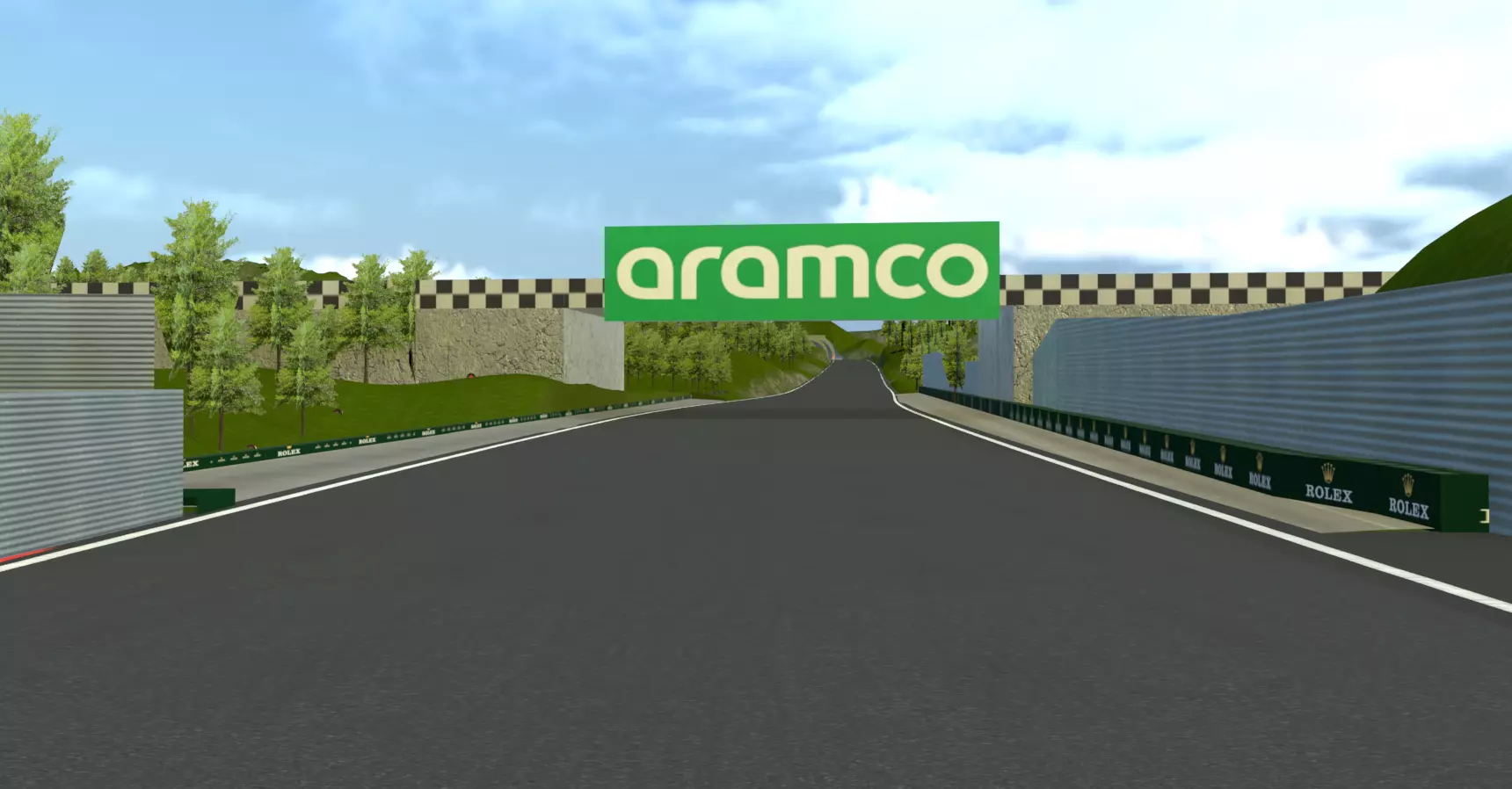 Very Difficult F1 race Track Custom Made in Blender Realistic 3D model_17