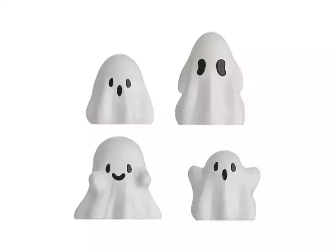 Ghost Set 4 Styles  3d priting avialable